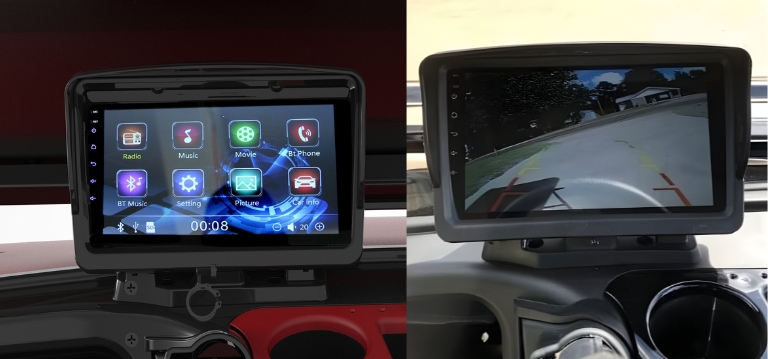 Optional 9" Touch Screen (Radio, Music, SpeedoMeter, Bluetooth, Back-up Camera, Car App Connection)