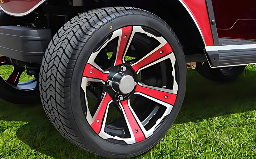 14" Alloy with radial tires