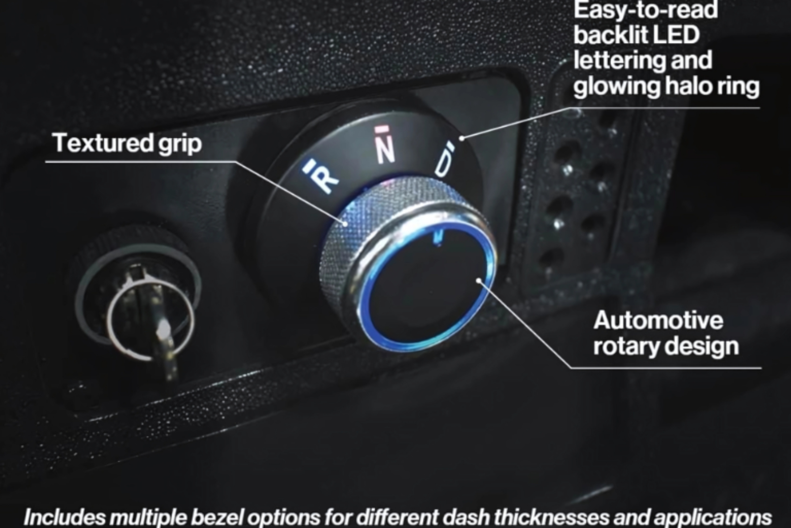 Rotary Gear Shift Dialing (D/N/R)